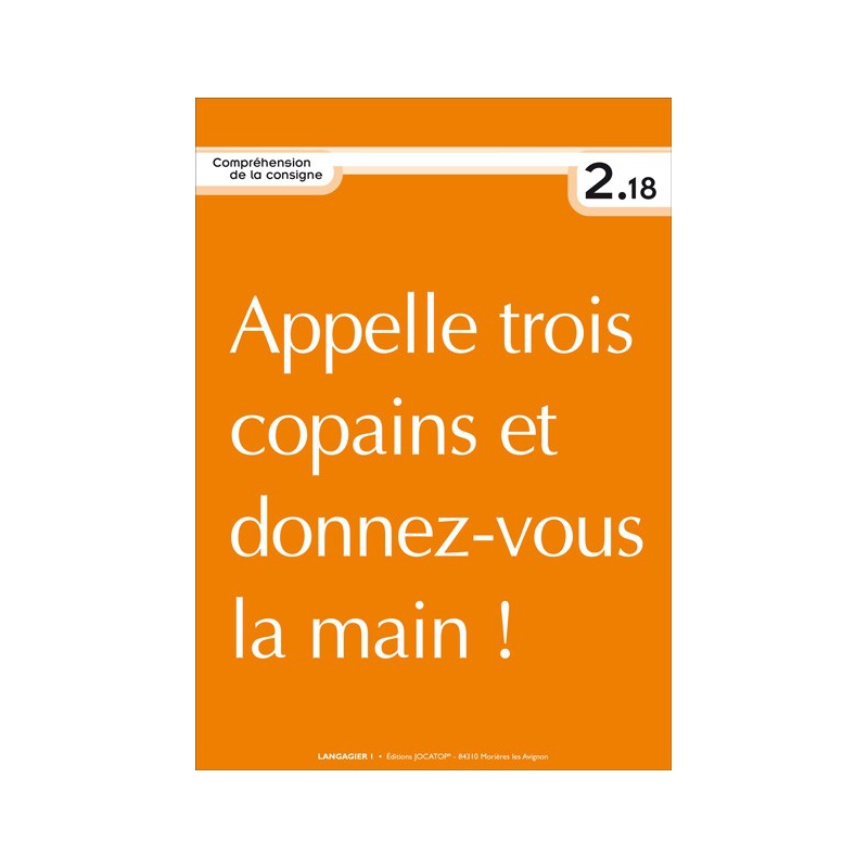 "Compréhension de la consigne"