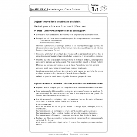 Fiche de préparation de séance