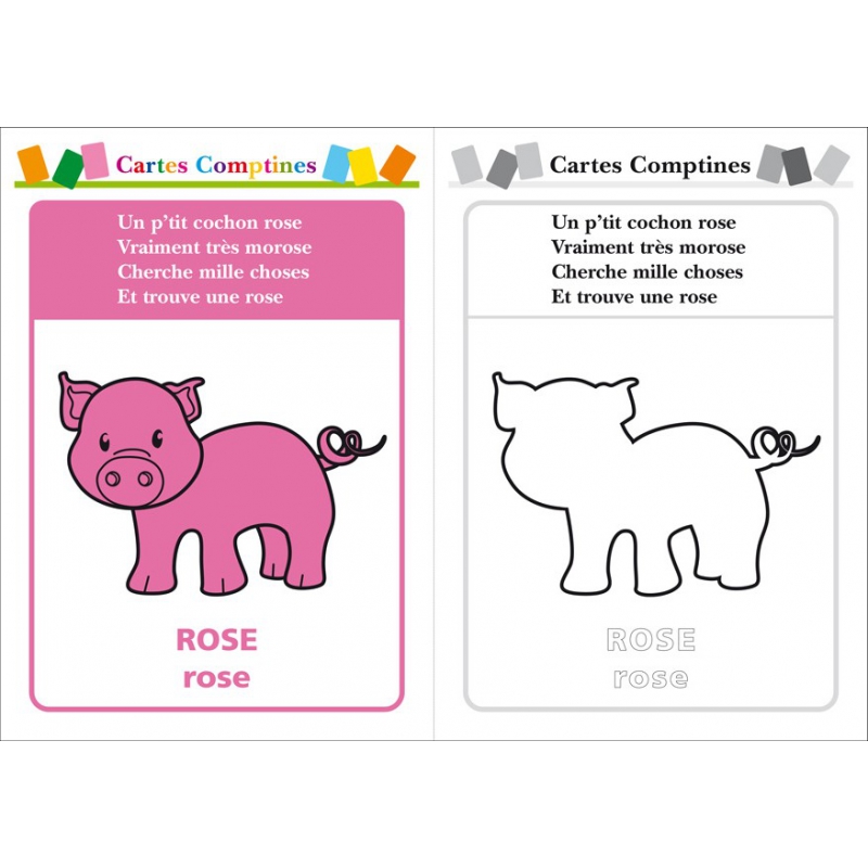 Exemple de carte comptine