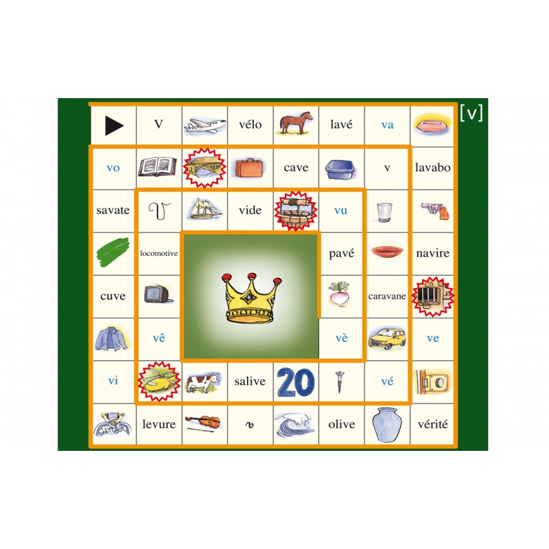 Exemple de plateau (27x27 cm)