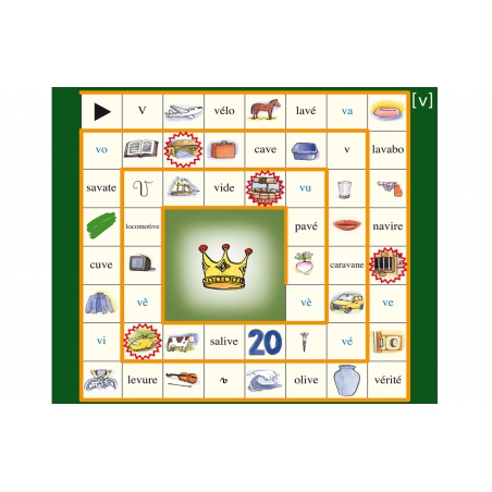 Exemple de plateau (27x27 cm)