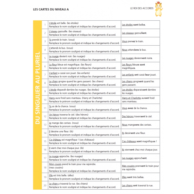 Extrait du guide du maître