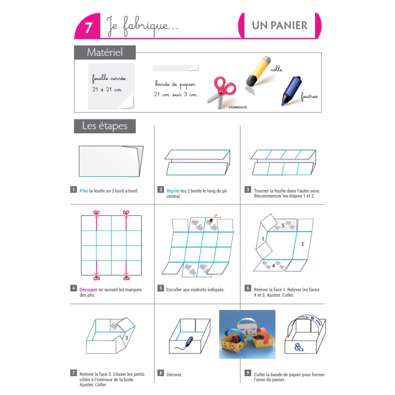 Je fabrique un panier - 1
Développer l’autonomie – Technologie – CP, CE1, CE2 – Ressources pédagogiques – JOCATOP