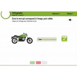 Exercice
Leçons de vocabulaire – Français – Cycle 2 (CP, CE1, CE2) – Application interactive – JOCATOP