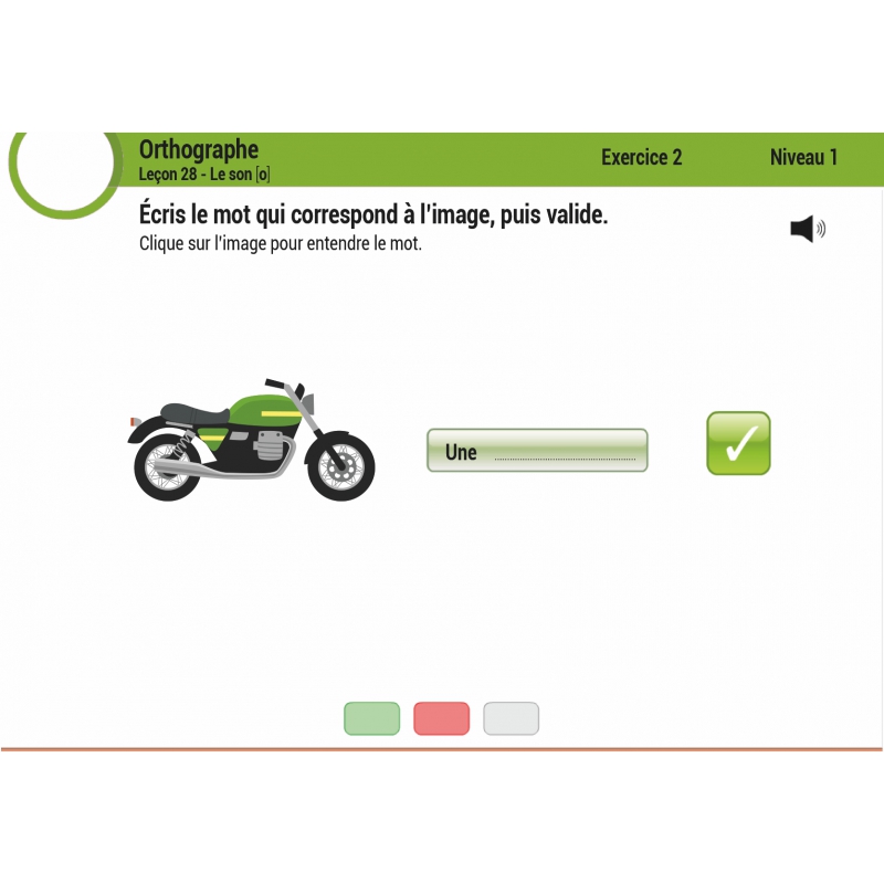 Exercice
Leçons de vocabulaire – Français – Cycle 2 (CP, CE1, CE2) – Application interactive – JOCATOP