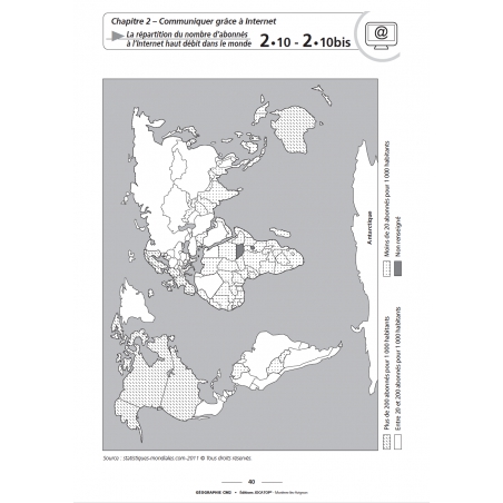 Extrait Atlas Enseigner la géographie – CM2 – Mallette pédagogique complète – JOCATOP