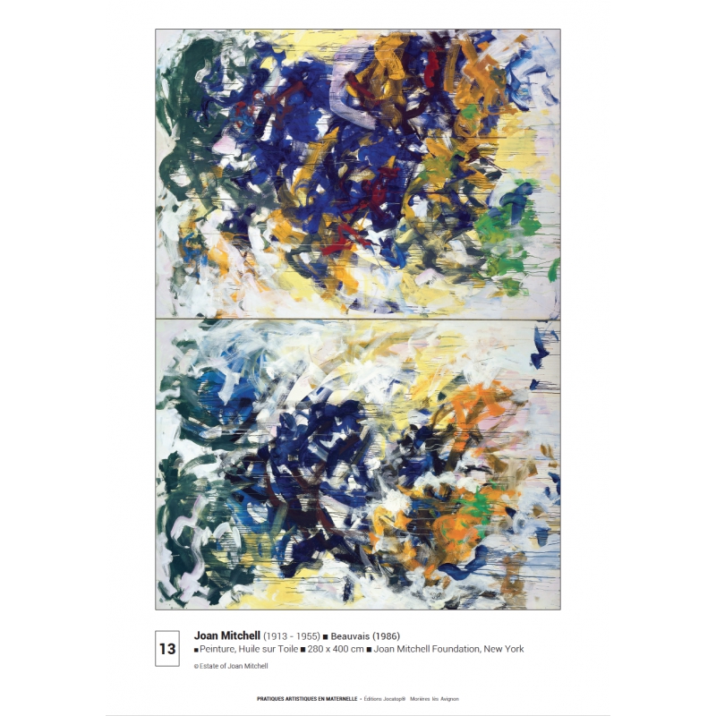 Présentation de l'oeuvre
Ensemble pédagogique – Pratiques artistiques – Maternelle (PS, MS, GS) – JOCATOP