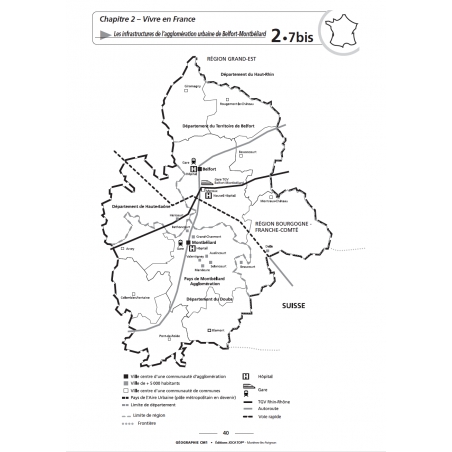 Extrait du fichier Enseigner la géographie – Géographie – CM1 – Mallette pédagogique PE – JOCATOP