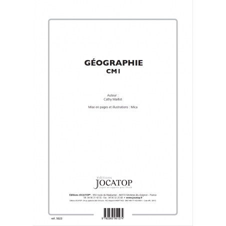 Extrait du fichier Enseigner la géographie – Géographie – CM1 – Mallette pédagogique PE – JOCATOP