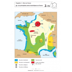 Extrait de l'atlas Enseigner la géographie – Géographie – CM1 – Mallette pédagogique PE – JOCATOP