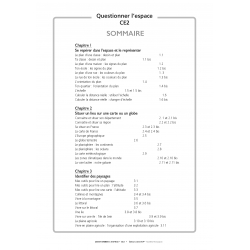 sommaire Questionner l’espace et les espaces – Géographie – CE2 – Ensemble pédagogique complet – JOCATOP