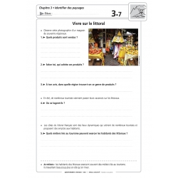 Fiche élève Questionner l’espace et les espaces – Géographie – CE2 – Ensemble pédagogique complet – JOCATOP