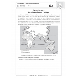 Extrait de la frise Histoire – CM1 CM2 – Dossier pédagogique – Pédagogie innovante – JOCATOP