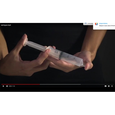 Vidéo d'expérience