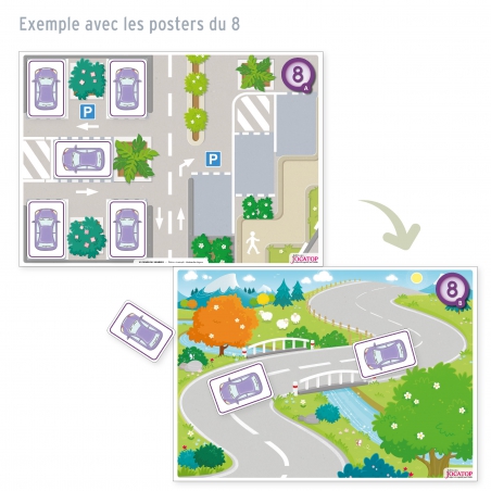 Le chemin des nombres – Questionner le monde – Maternelle (MS-GS) – Jeu pédagogique – JOCATOP