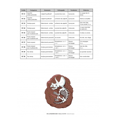 Sommaire Rallyes français – Conjugaison, grammaire, orthographe, vocabulaire – CE2 – Classeur photocopiable