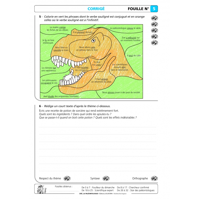 Activité de prolongement Rallyes français – Conjugaison, grammaire, orthographe, vocabulaire – CE2 – Classeur photocopiable