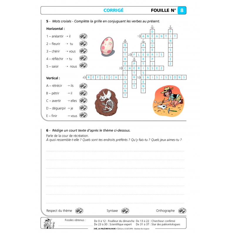 Activité de prolongement Rallyes français – Conjugaison, grammaire, orthographe, vocabulaire – CE2 – Classeur photocopiable