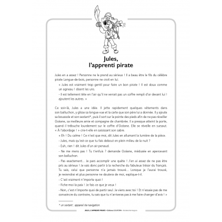 L'histoire Français : Développer les compétences en conjugaison, grammaire et vocabulaire – CM2 – Classeur photocopiable