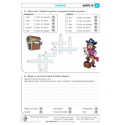 Activité de prolongement corrigée Français : Développer les compétences en conjugaison, grammaire et vocabulaire – CM2