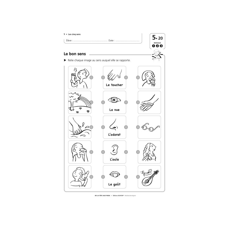 Exemple de fiche élève