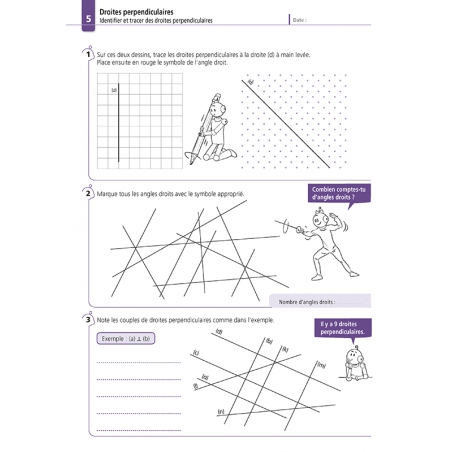Apprendre la géométrie – Mathématiques CM2 – Cahier d’exercices avec Bout de Gomme – JOCATOP