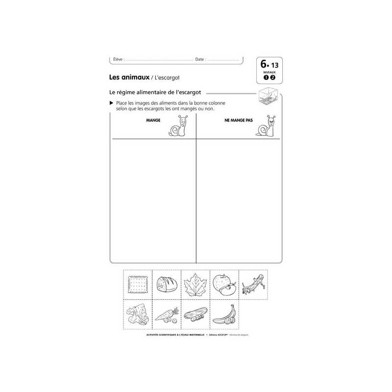 Exemple de fiche élève