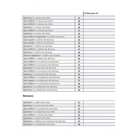 Cahier de calculs – Mathématiques CM1 – Je réussis mes calculs avec Bout de Gomme – JOCATOP