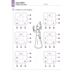 Cahier de calculs – Mathématiques CM1 – Je réussis mes calculs avec Bout de Gomme – JOCATOP