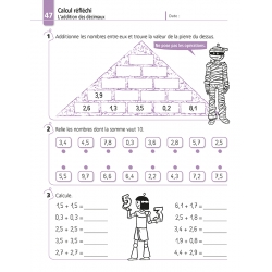 Cahier de calculs – Mathématiques CM1 – Je réussis mes calculs avec Bout de Gomme – JOCATOP