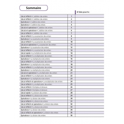 Calculs – Mathématiques – niveau CM2 – Cahier d’exercices « Je réussis mes calculs » – Jocatop