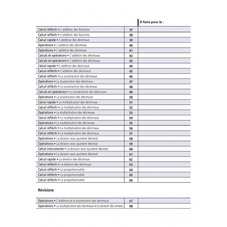 Calculs – Mathématiques – niveau CM2 – Cahier d’exercices « Je réussis mes calculs » – Jocatop