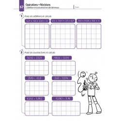 Calculs – Mathématiques – niveau CM2 – Cahier d’exercices « Je réussis mes calculs » – Jocatop