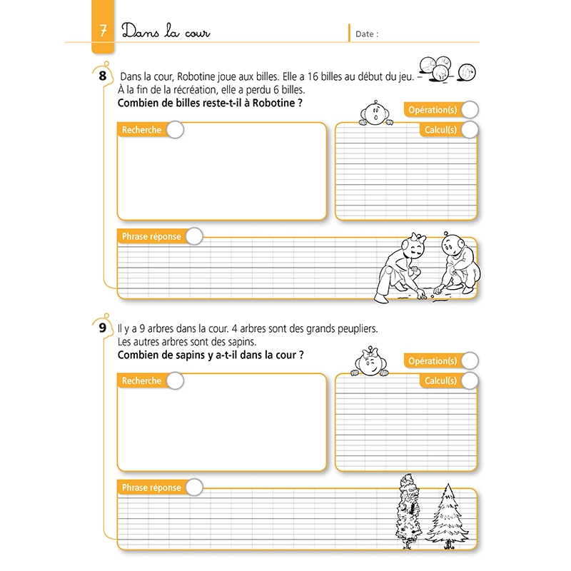 Résoudre des problèmes de Mathématiques niveau CE1 avec Bout de Gomme – JOCATOP