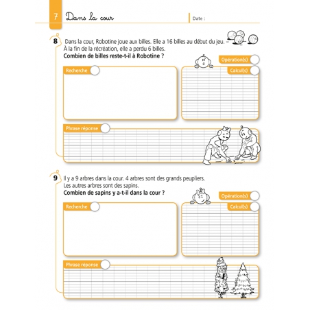 Résoudre des problèmes de Mathématiques niveau CE1 avec Bout de Gomme – JOCATOP