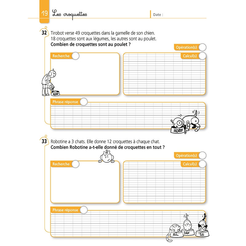 Résoudre des problèmes de Mathématiques niveau CE1 avec Bout de Gomme – JOCATOP