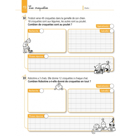Résoudre des problèmes de Mathématiques niveau CE1 avec Bout de Gomme – JOCATOP
