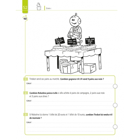 Résoudre des problèmes – Mathématiques – CE2 – Cahier avec Bout de Gomme – JOCATOP