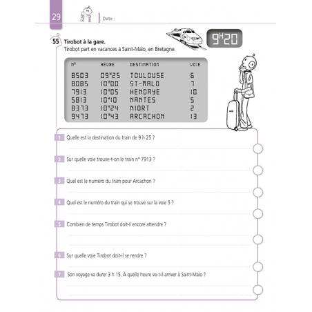 Résoudre des problèmes de Mathématiques – Niveau CM1 – Cahier avec Bout de Gomme – JOCATOP