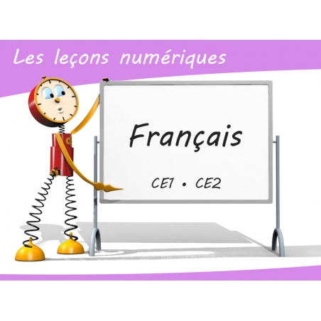38 leçons de Français – Leçons numériques – Français CE1 CE2 – Application pédagogique – JOCATOP