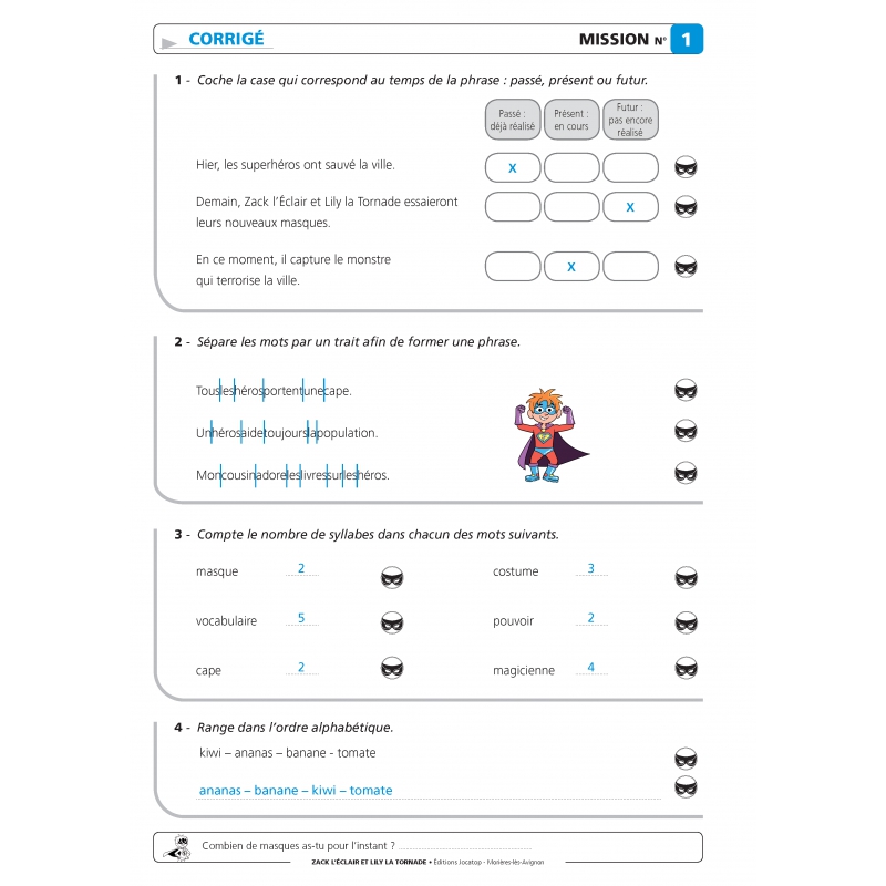 Rallyes de français CE1 – Exercices de français CE1 : conjugaison, orthographe, expression écrite – JOCATOP