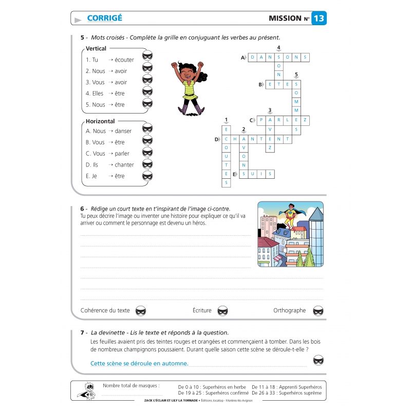 Rallyes de français CE1 – Exercices de français CE1 : conjugaison, orthographe, expression écrite – JOCATOP