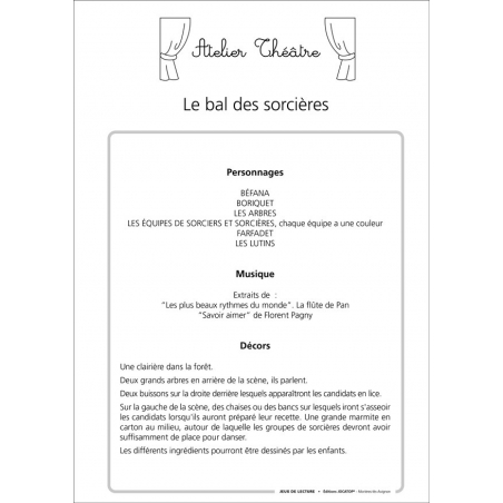 Exemple de fiche "Atelier théâtre"