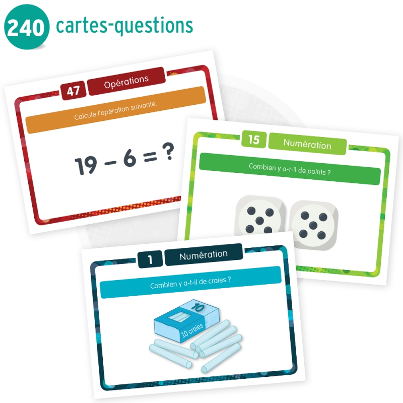 Numération & système décimal – Mathématiques – CP – Jeu pédagogique – Jocatop