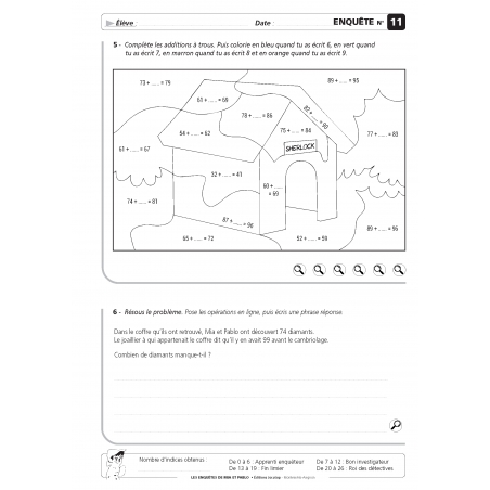 Rallyes de mathématiques – CE1 – Fichier photocopiable – JOCATOP
