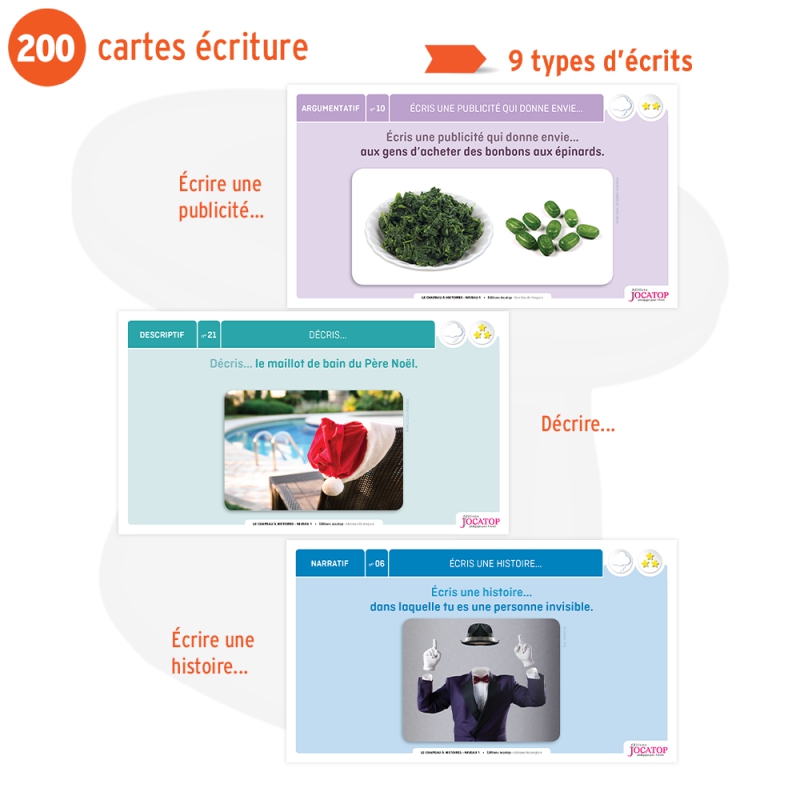 Développer l’expression écrite – Français – CE1 & CE2 – Classeur photocopiable – JOCATOP