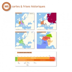 185 cartes et frises historiques pour mieux situer les évènements