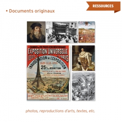 Les leçons sont enrichies par de nombreux documents originaux (photos, reproductions d’œuvres d'arts, textes, etc.).