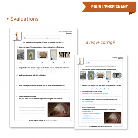 Des évaluations et leur corrigé, à projeter ou imprimer