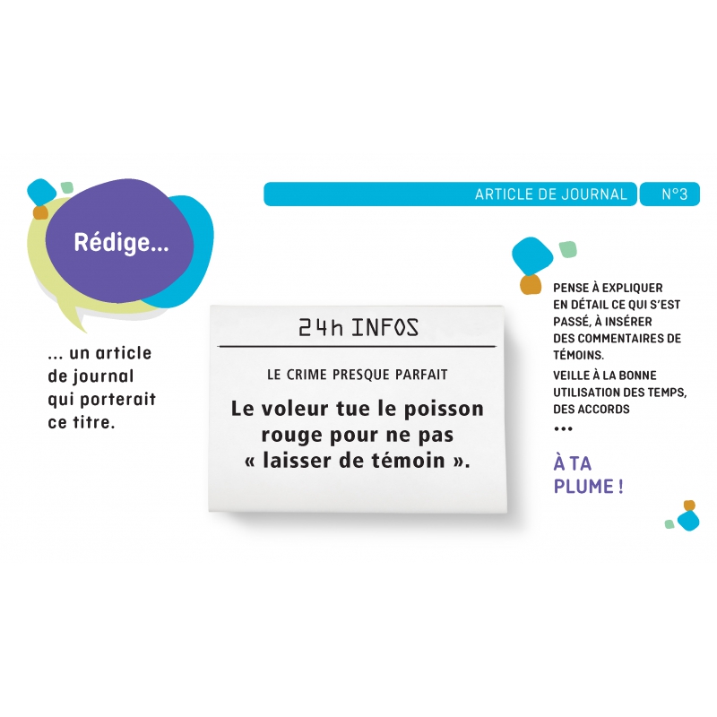 Expression écrite – Français – CM1/CM2 – Boîte à outils pédagogique – JOCATOP